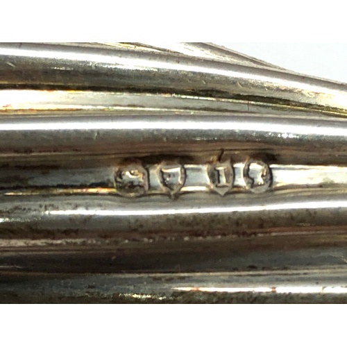139 - Fine cased Victorian Silver Double Ended perfume bottle Victorian london Silver hallmarks makers SM ... 