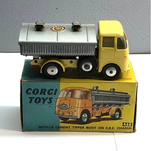 338 - Original boxed corgi 460 neville cement mixer tipper body on erf chassis as shown condition