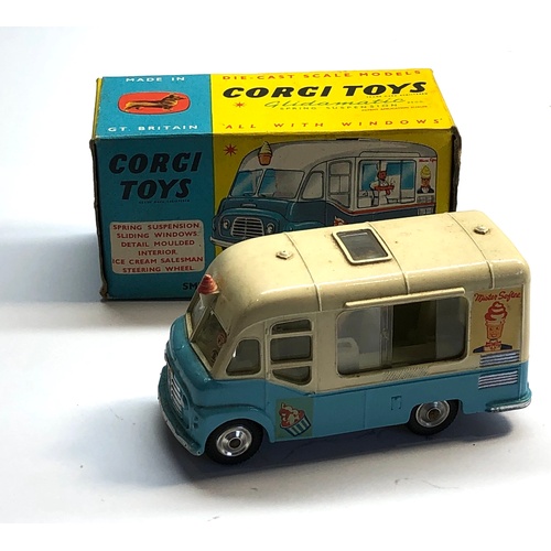 342 - Original boxed corgi 428 smiths mister softee ice cream as shown condition