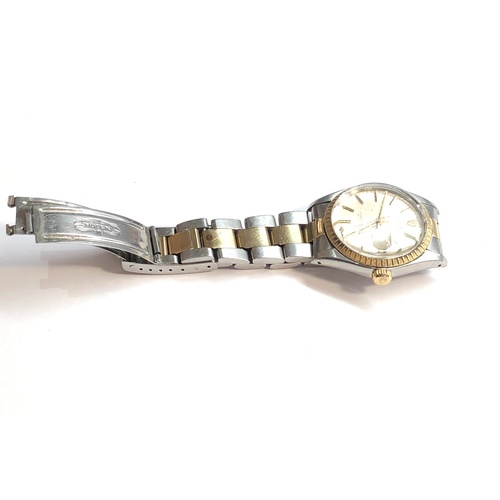 215 - Vintage gents Rolex Oyster perpetual superlative chronometer wristwatch stainless steel and gold a/f... 