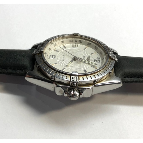 214 - Stainless steel Breitling Windrider wings automatic A10050 4001 - 38mm, in good condition working or... 