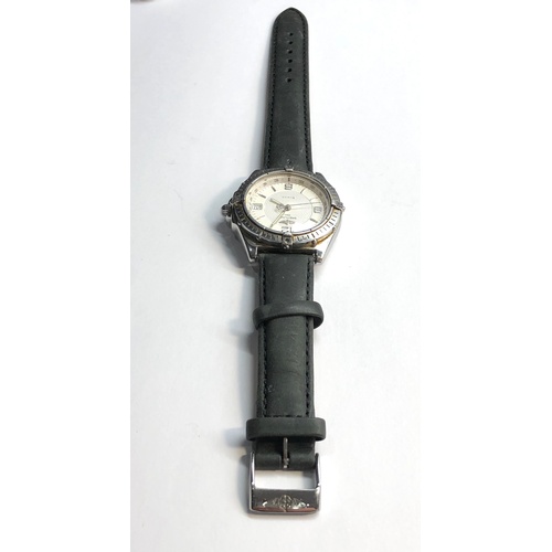 214 - Stainless steel Breitling Windrider wings automatic A10050 4001 - 38mm, in good condition working or... 