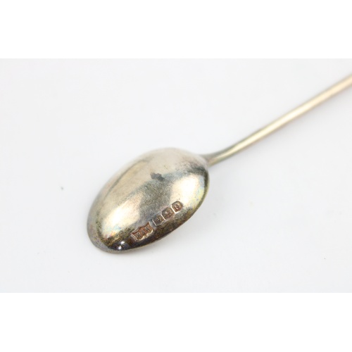 54 - Antique hallmarked 1904 Sheffield silver coffee spoons By Mappin & Webb length - 10cm  w/ original f... 