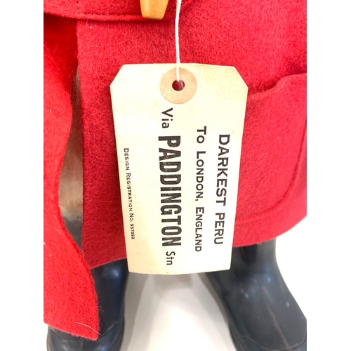 410 - 1972 Gabrielle designs Paddington bear with wellies, in overall good condition, does has a smoke odo... 