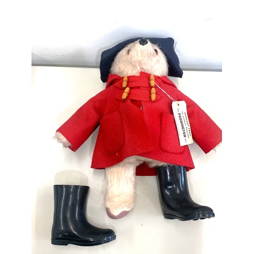 410 - 1972 Gabrielle designs Paddington bear with wellies, in overall good condition, does has a smoke odo... 