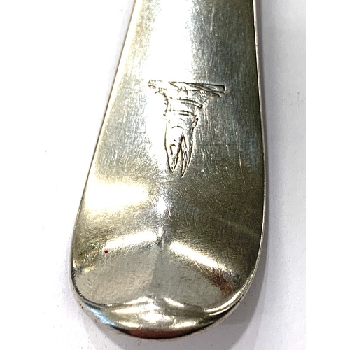 86 - Georgian silver fork dating back to 1776, overall good antique condition, approximate total weight: ... 