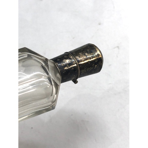 117 - antique silver niello top perfume bottle in uncleaned condition measures approx 8.5 cm dutch sword s... 