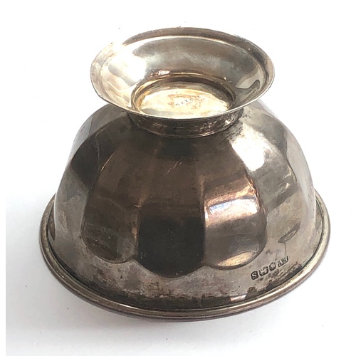 40 - Silver sugar bowl by Viners Sheffield silver hallmarks weight 120g