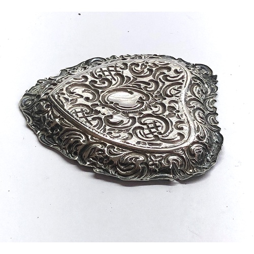 104 - Antique silver pin dish Birmingham silver hallmarks