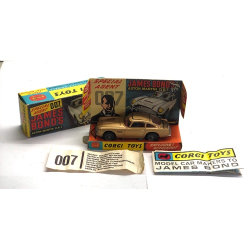 440 - Boxed corgi James Bond Aston Martin D.B.5 all complete in good condition please see images for condi... 