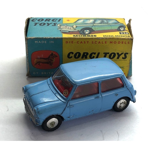 443 - Boxed Corgi 226 Morris Mini Minor in good condition please see images for condition