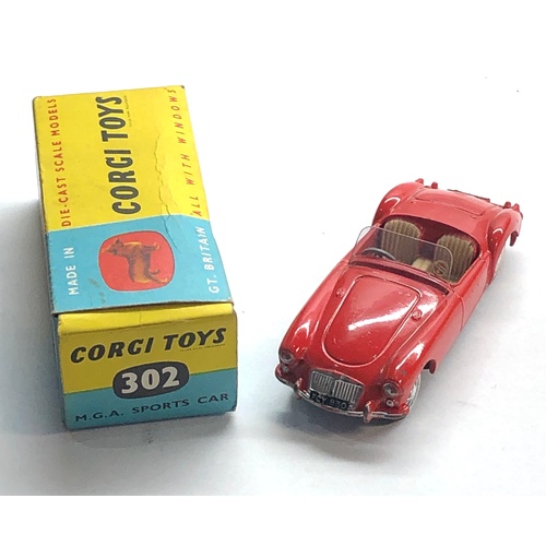 445 - Boxed Corgi 302 M.G.A sports car in good condition please see images for condition