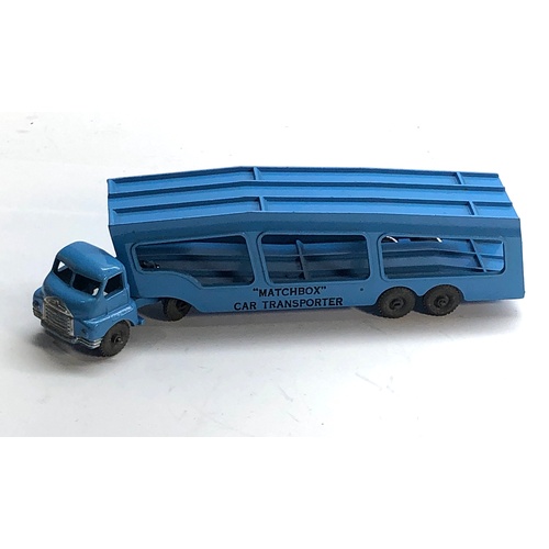 449 - Matchbox Moko Lesney No 2 accessory pack bedford car transporter boxed in good condition please see ... 