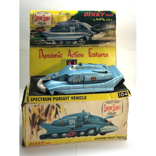 456 - Dinky 104 Captain Scarlet SPV spectrum pursuit vehicle boxed please see images for condition