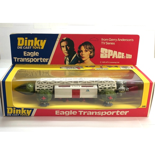 461 - Dinky 359 Gerry Andersons Space 1999 Eagle transporter boxed good condition please see images for co... 