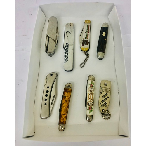 55 - 8 vintage penknives