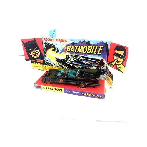 472 - Corgi Toys 267 Bat mobile, reproduction box, Corgi Toys James Bond 007 reproduction.