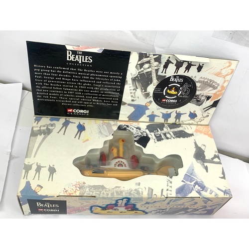 473 - Corgi classics The Beatles, yellow submarine in original box, Corgi Captain Scarlet again in origina... 