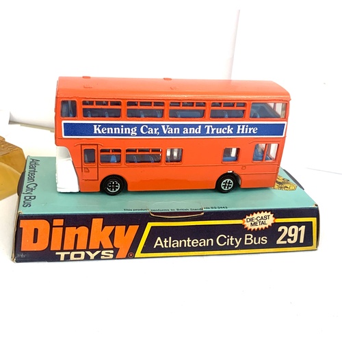 476 - Dinky Die cast, Atlantean Bus model 295, Atlantean Bus model 291 both in original packaging