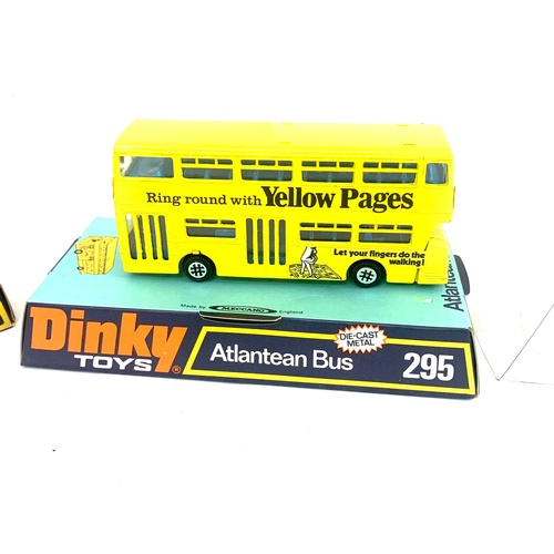 476 - Dinky Die cast, Atlantean Bus model 295, Atlantean Bus model 291 both in original packaging