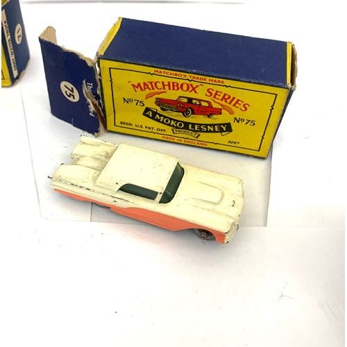 477 - Matchbox Series No 71,74,75, No6, all with original boxes, condition as seen in images