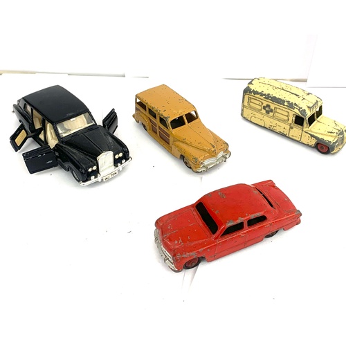 480 - Selection 4 vintage Dinky vehicles, please view image for condition