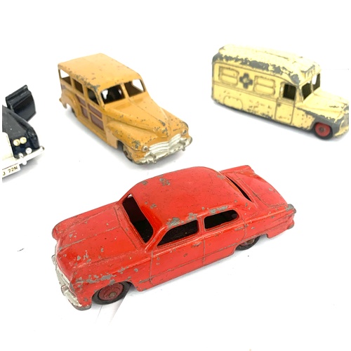 480 - Selection 4 vintage Dinky vehicles, please view image for condition