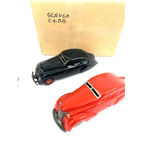 482 - 3 Schuco vintage cars, please view images for condition