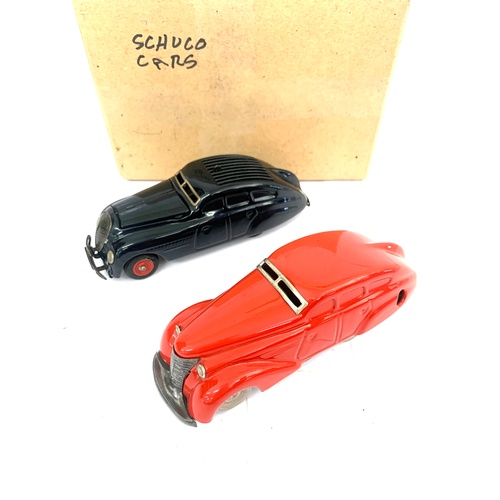 482 - 3 Schuco vintage cars, please view images for condition