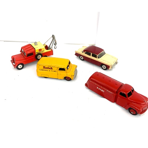 483 - Selection 4 vintage vehicles to include 3 Dinky, 1 Corgi, please view image for condition