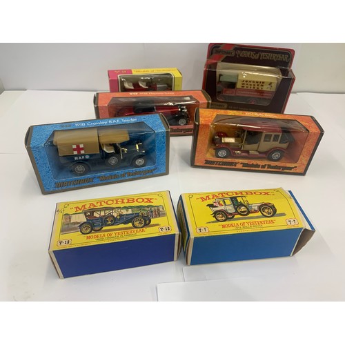 469 - Selection of 7 die cast matchbox vehicles, please see images for condition