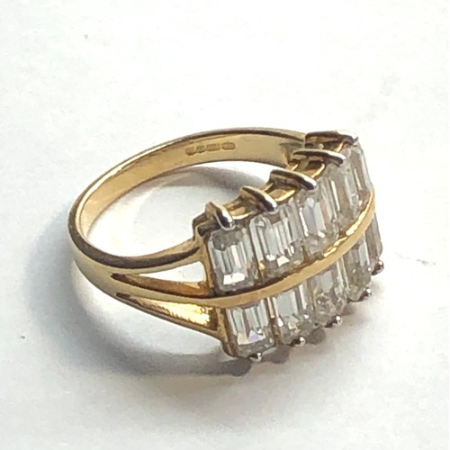 197 - 9ct gold topaz  ring weight 4.6 size n