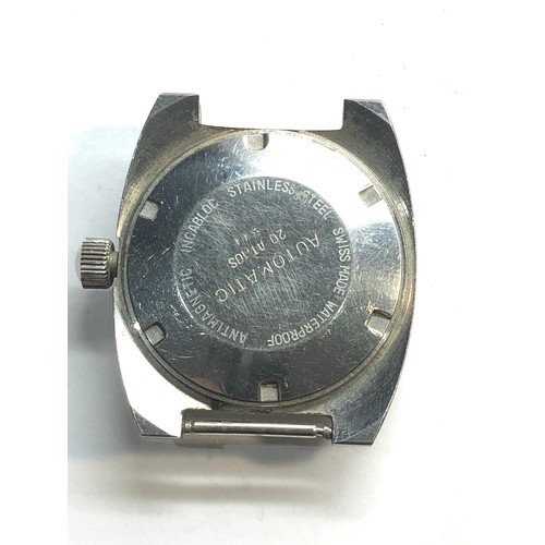 315 - Vintage gents Choisi automatic diver watch watch is ticking missing lugs and strap please seeimages ... 