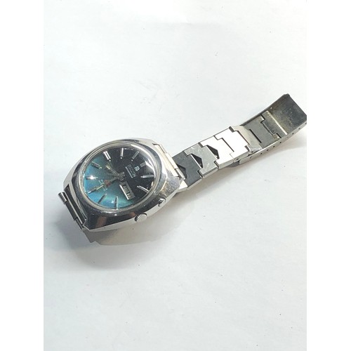 328 - Vintage gents Ricoh automatic wristwatch the watch is ticking please see images for condition no war... 