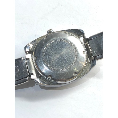 329 - Vintage gents Bifora automatic wristwatch the watch is ticking broken strap please see images for co... 