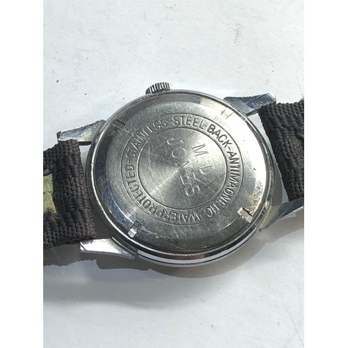 330 - Vintage gents Alpha wristwatch the watch is ticking please see images for condition no warranty give... 