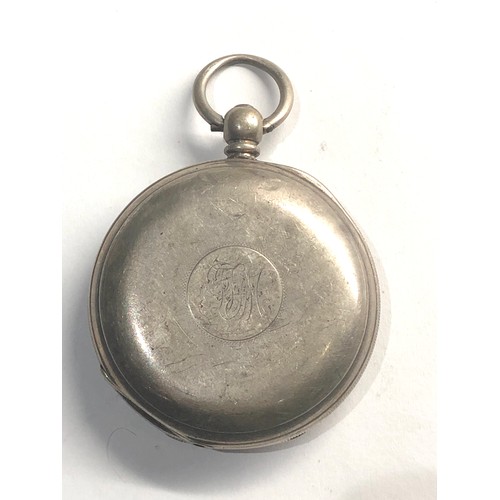 303 - Antique full hunter silver fusee pocket watch T.Jones Sydney watch winds and ticks but no warranty g... 