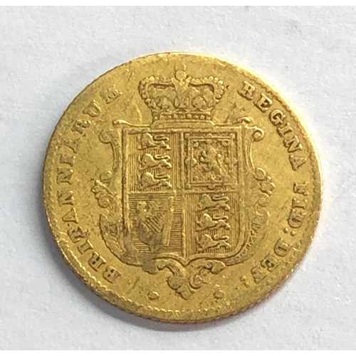 368 - 1856 victorian shield back half sovereign please see image for grade