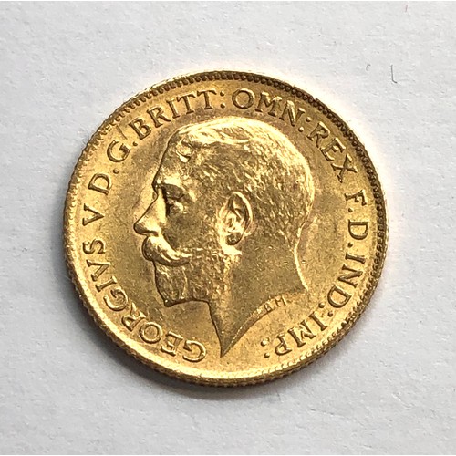 373 - 1912 George V half sovereign please see image for grade