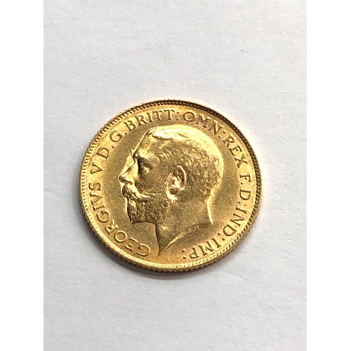 374 - 1913 George V half sovereign please see image for grade