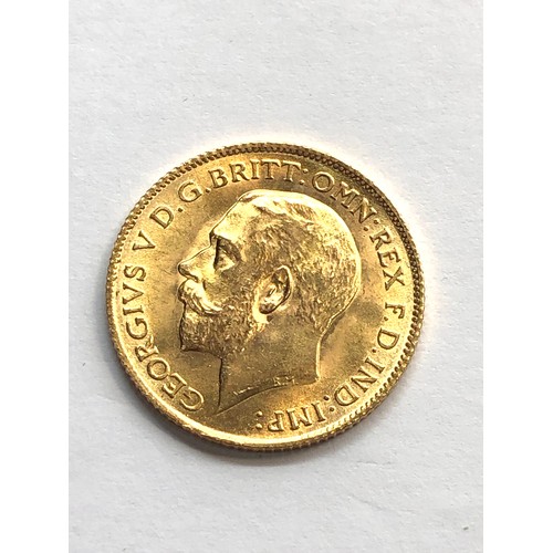 375 - 1912 George V half sovereign please see image for grade