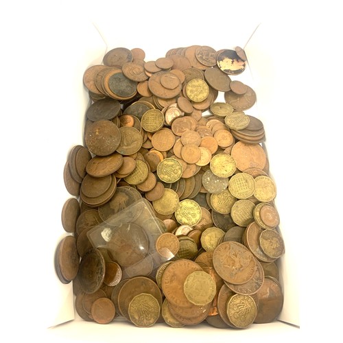 420 - Large selection of copper coins