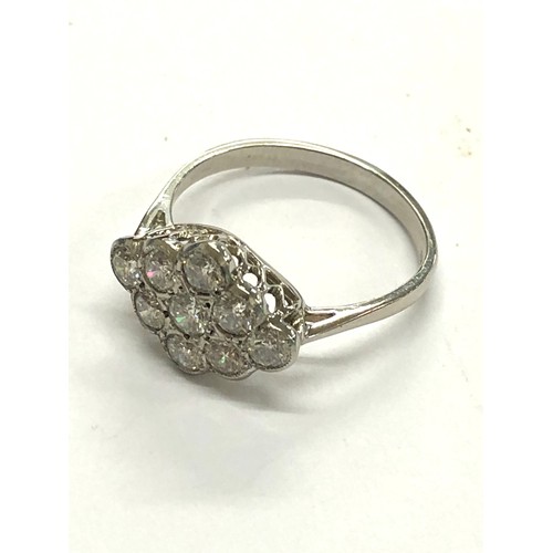 218 - Platinum and diamond ring