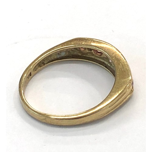 229 - 9ct gold stone set dress ring weight 2.6g please see images for details