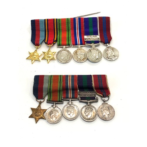 359 - 2 sets of WW2 miniature medals