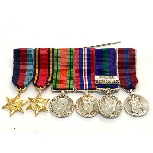 359 - 2 sets of WW2 miniature medals