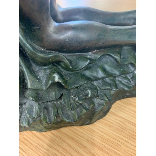 243 - The lovers statue, overall good condition however slight chips to base, signed Crosa 1988