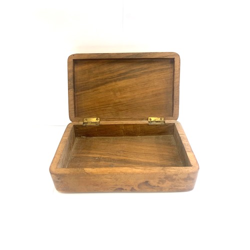 135 - 2, Military wooden cigarette boxes, with carved military tops