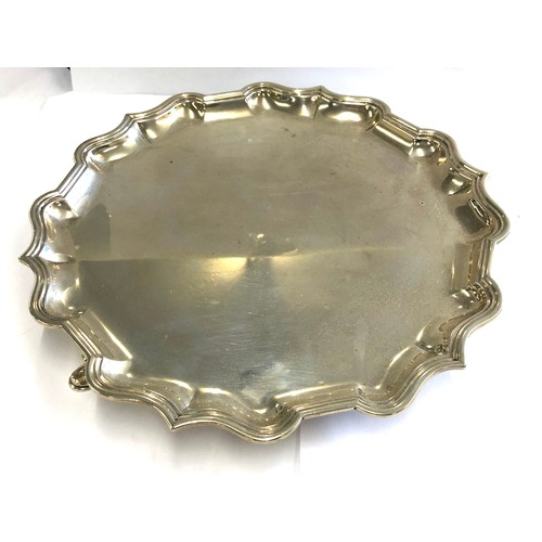 158 - Silver letter tray, London silver hallmarks, approximate weight: 526g