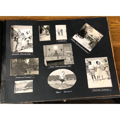 402 - WW1 and later family photograph album, contains military pictured / photos etc please see images